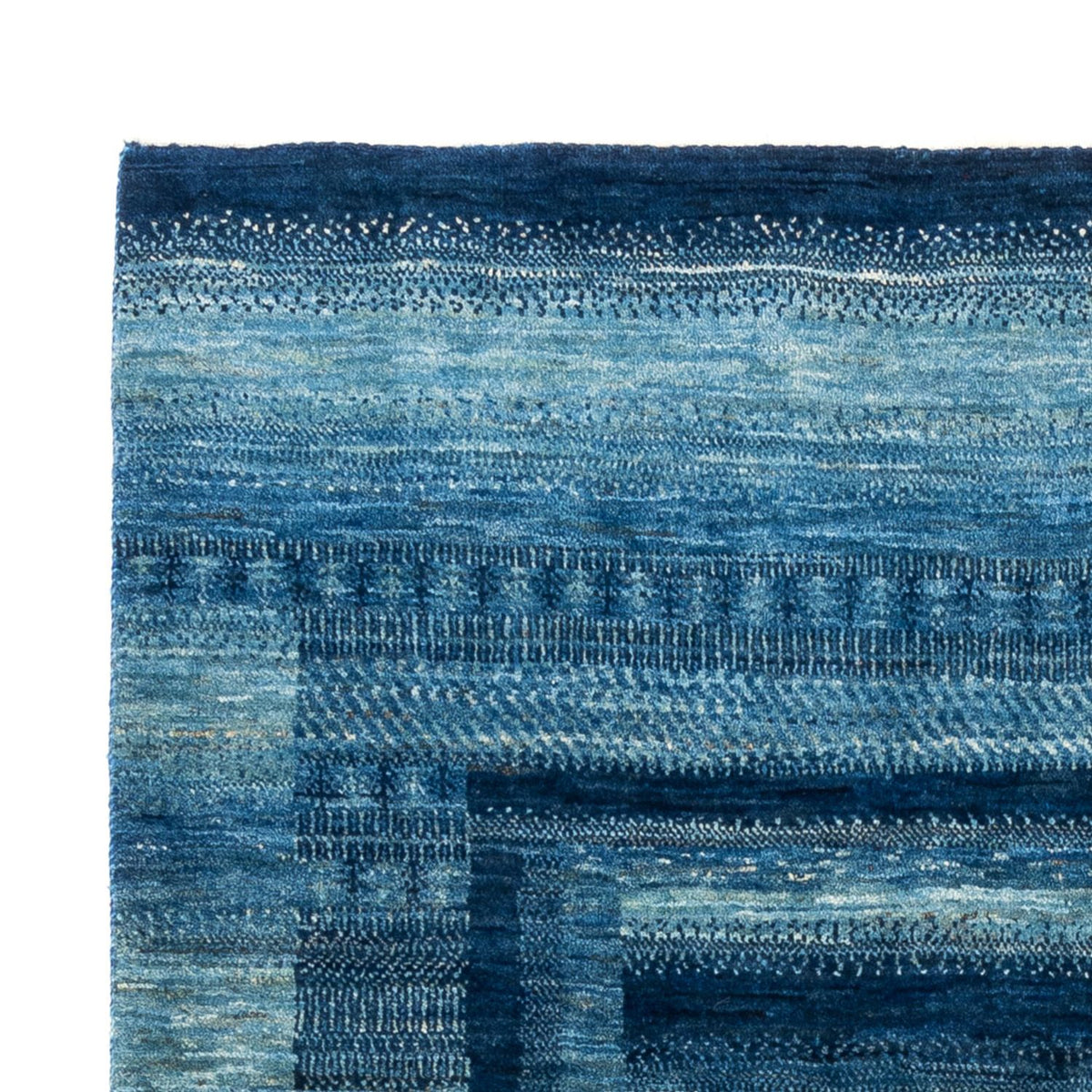 Gabbeh Teppich - Loribaft Perser - Royal - 198 x 158 cm - blau