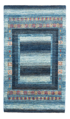 Gabbeh Teppich - Loribaft Perser - Royal - 128 x 78 cm - blau