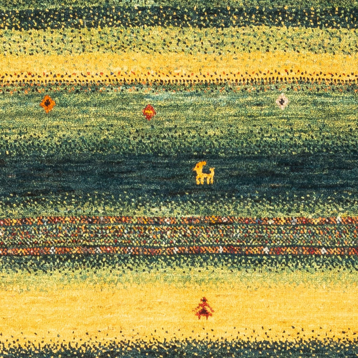 Gabbeh Teppich - Loribaft Perser - Royal - 131 x 86 cm - mehrfarbig