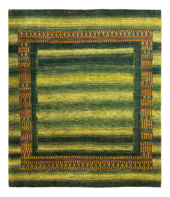 Gabbeh Teppich - Loribaft Perser - Royal - 192 x 165 cm - grün