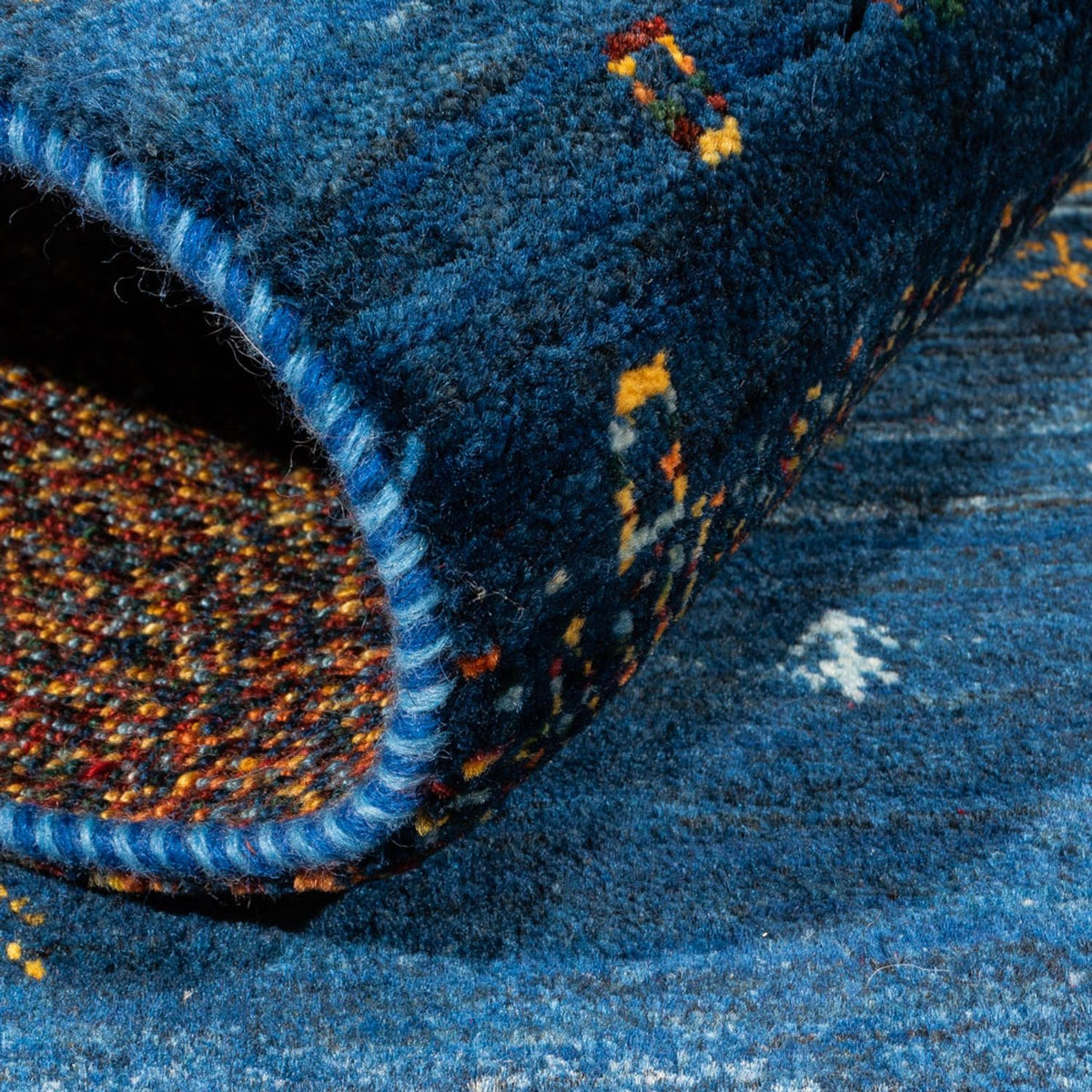 Gabbeh Teppich - Loribaft Perser - Royal - 126 x 83 cm - mehrfarbig