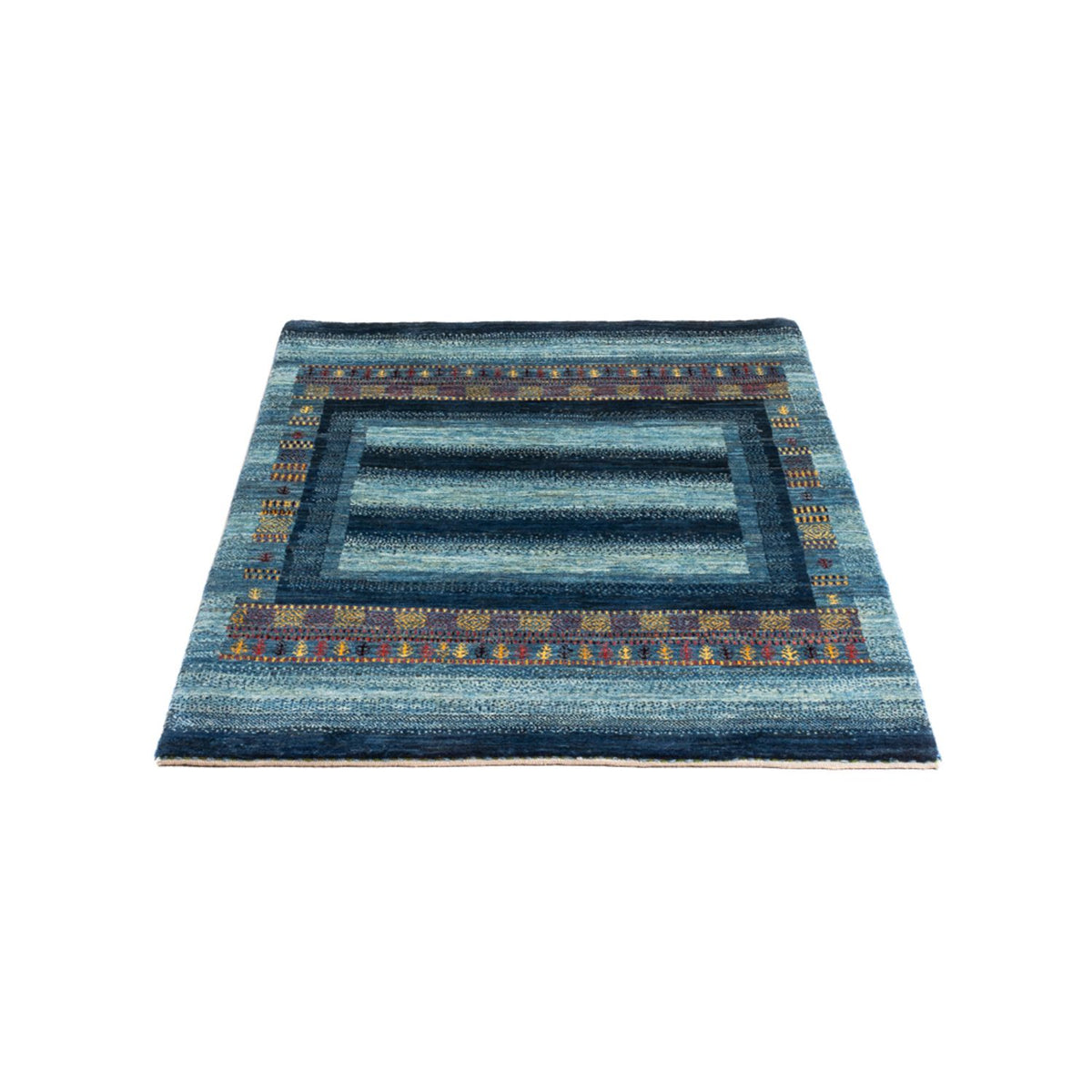 Gabbeh Teppich - Loribaft Perser - Royal - 132 x 90 cm - mehrfarbig