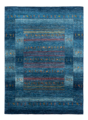Gabbeh Teppich - Loribaft Perser - 200 x 147 cm - blau