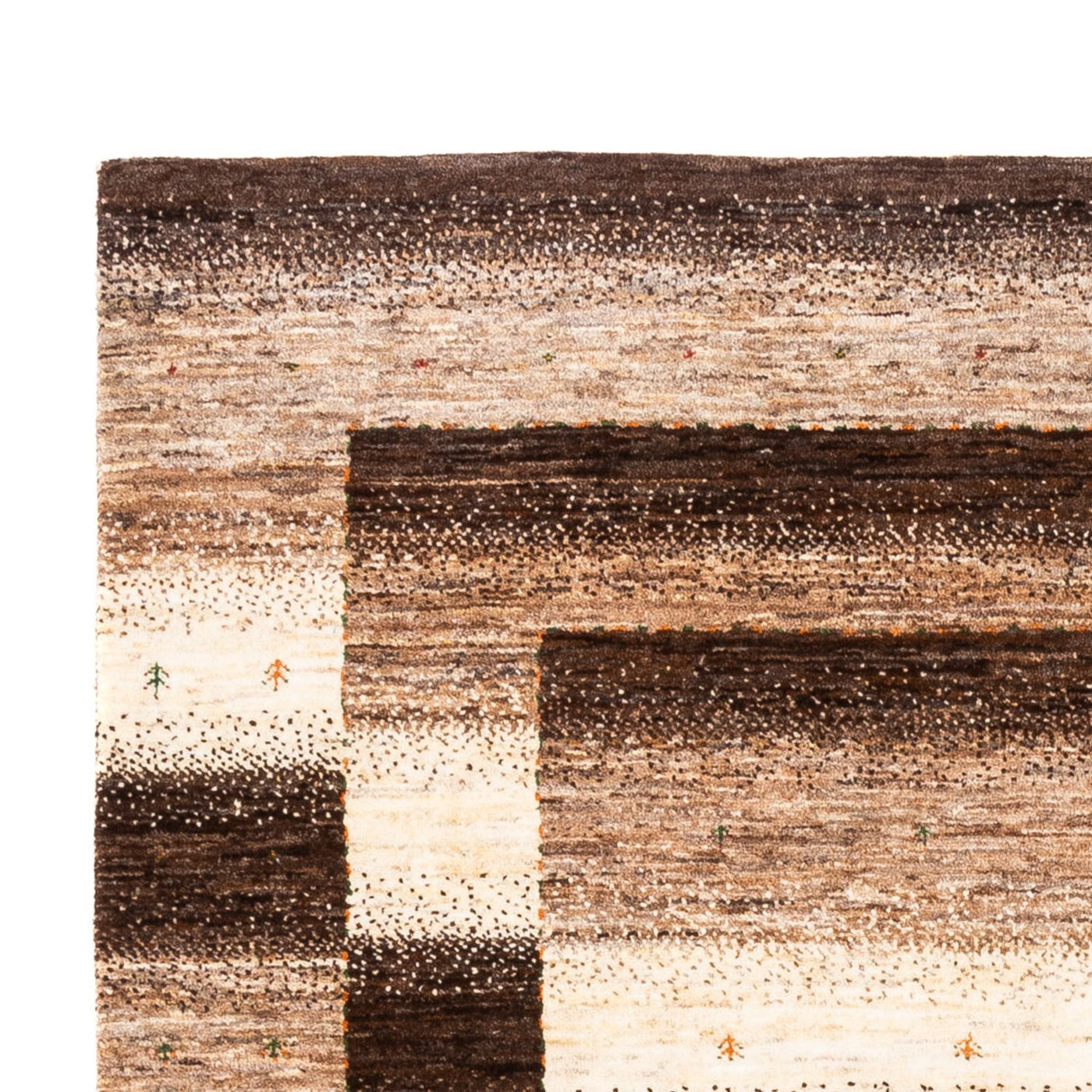 Gabbeh Teppich - Loribaft Perser - 203 x 159 cm - natur