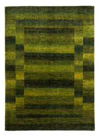 Gabbeh Teppich - Loribaft Perser - 213 x 153 cm - grün