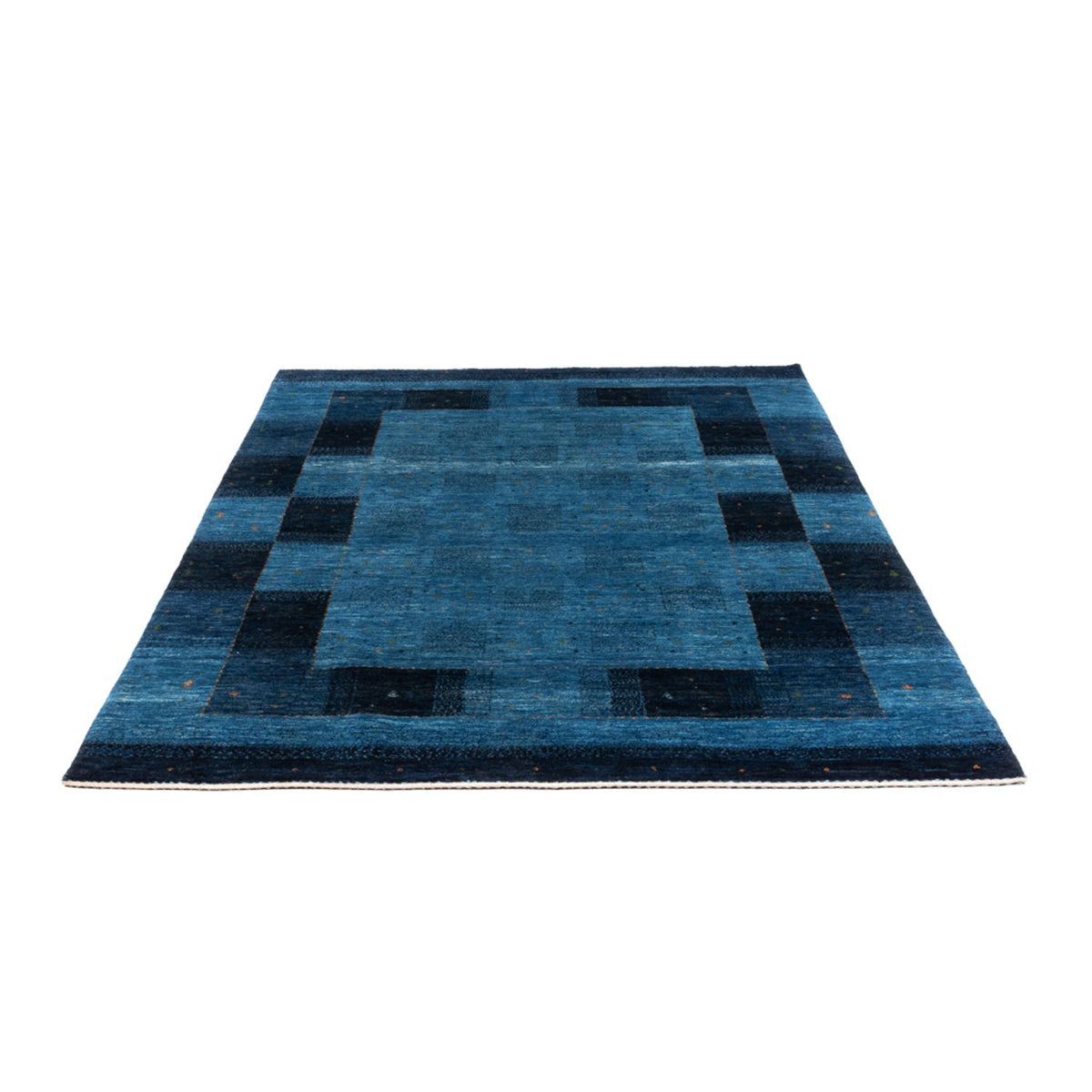 Gabbeh Teppich - Loribaft Perser - 209 x 152 cm - blau