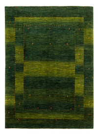Gabbeh Teppich - Loribaft Perser - 198 x 146 cm - grün