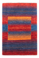 Gabbeh Teppich - Loribaft Perser - 123 x 81 cm - mehrfarbig