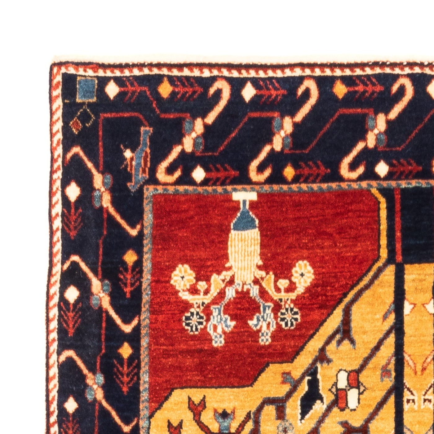 Gabbeh Persisch Teppich 170x110cm - Perserteppich Wollteppich