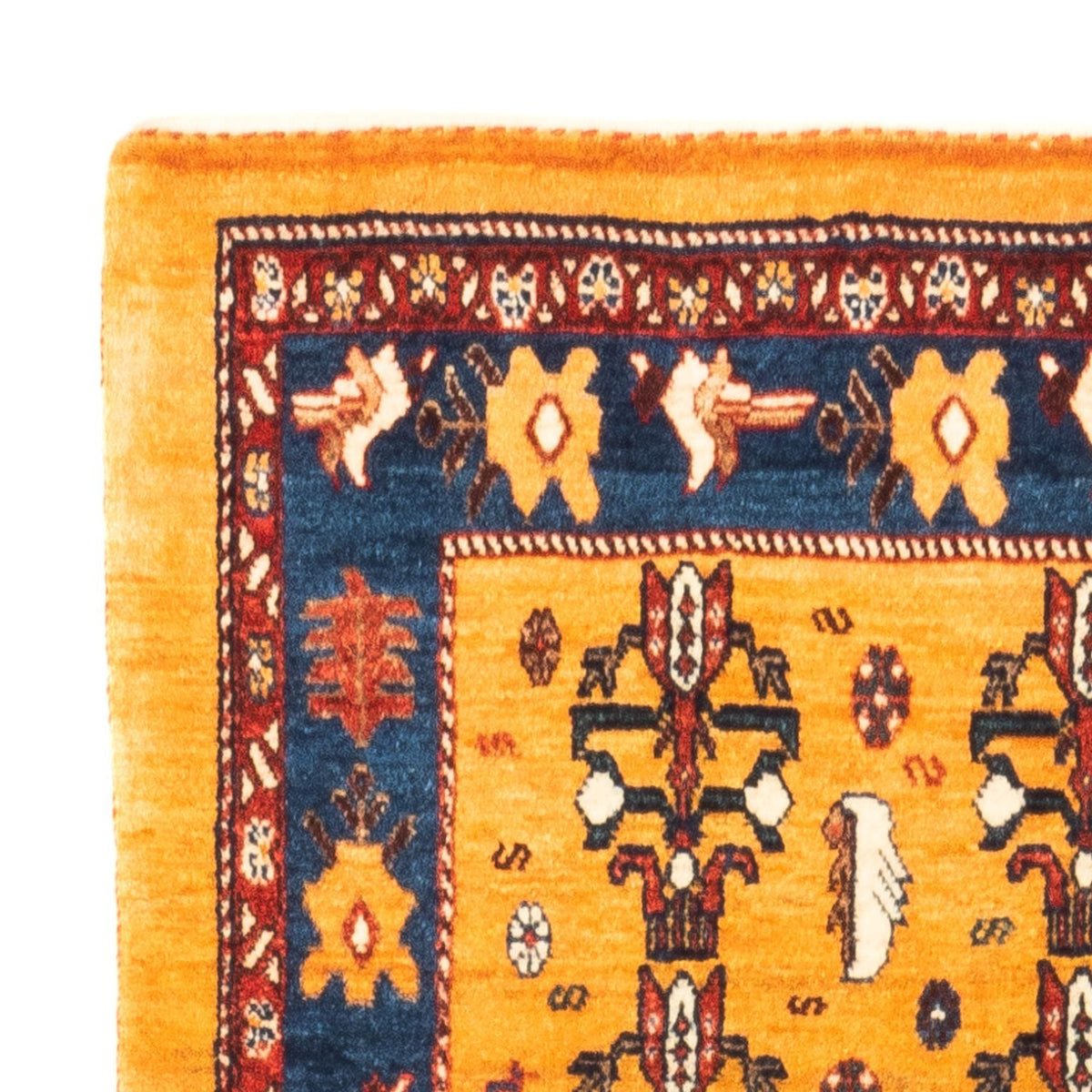 Gabbeh Persisch Teppich 102x157cm - Perserteppich Wollteppich