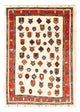 Gabbeh Persisch Teppich 214x154cm - Perserteppich Wollteppich