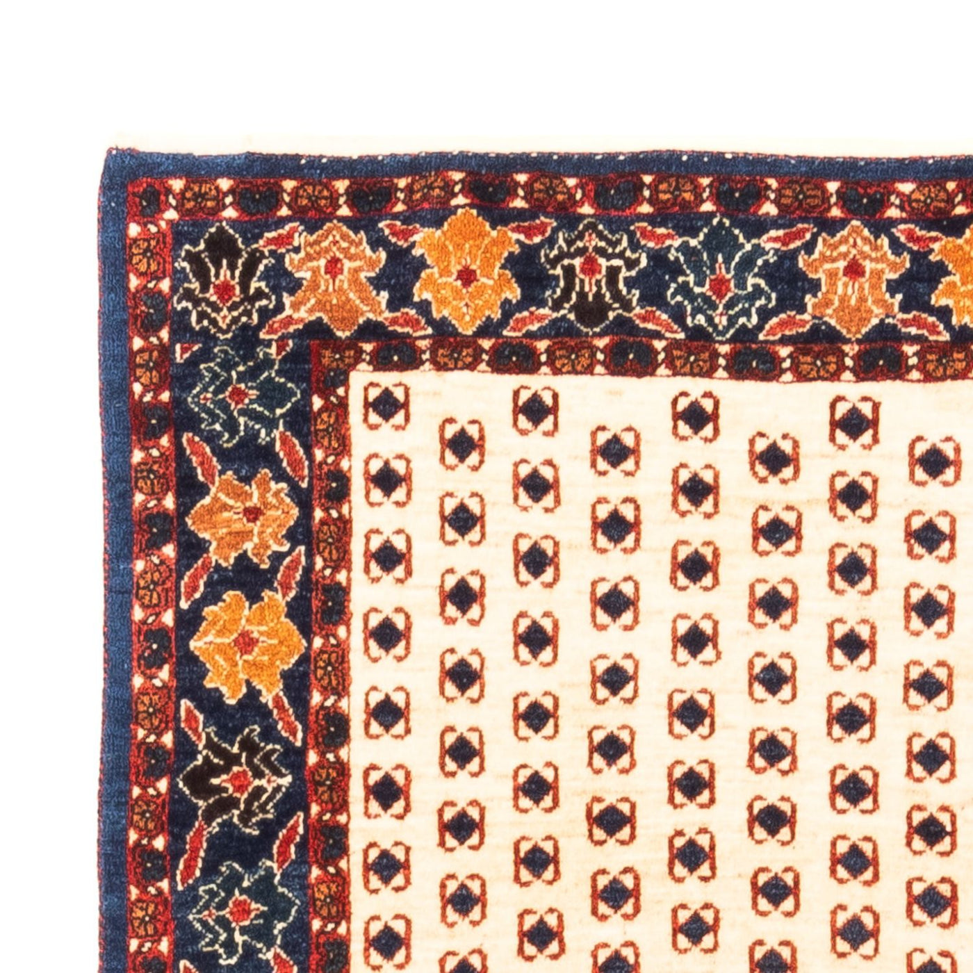 Gabbeh Persisch Teppich 205x133cm - Perserteppich Wollteppich