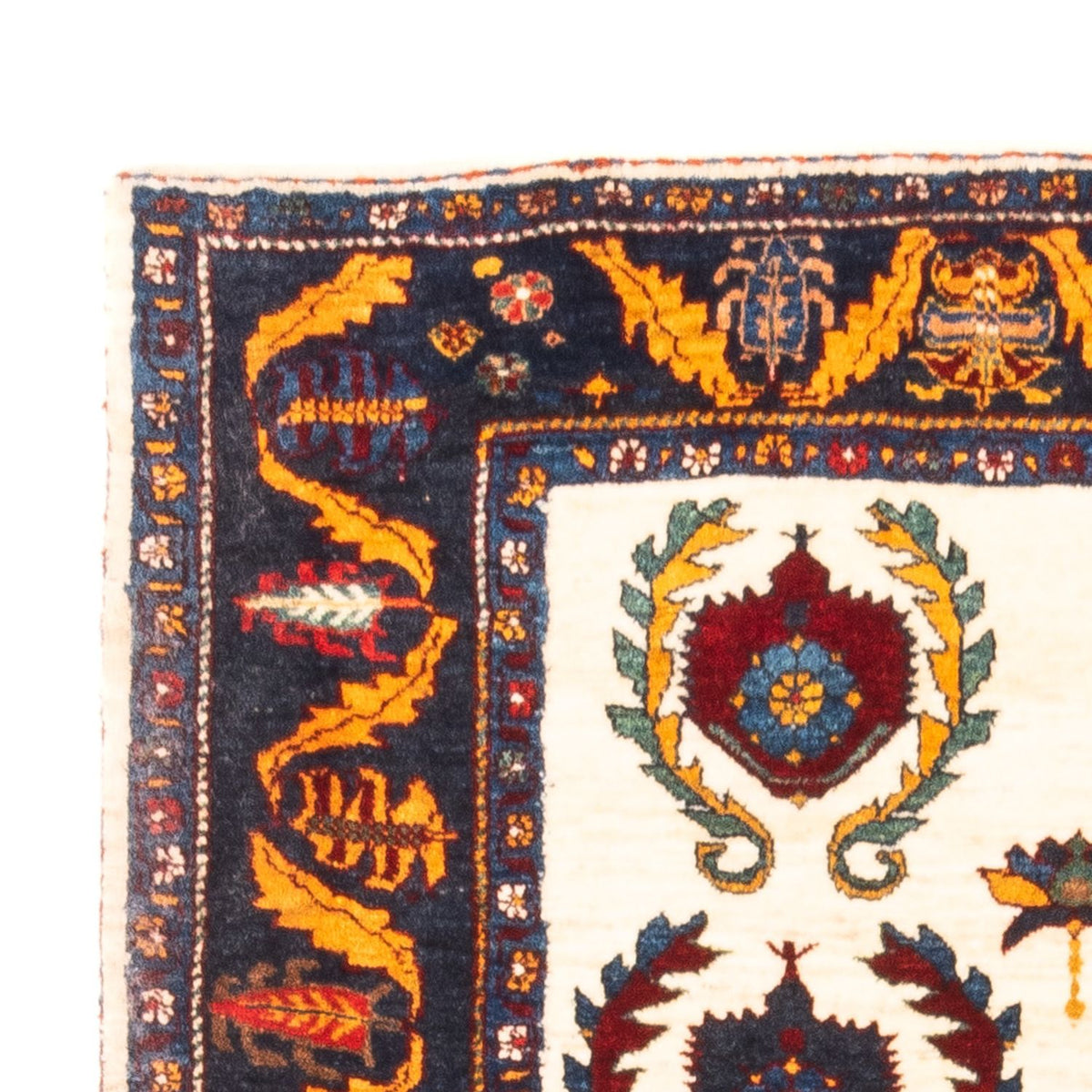 Gabbeh Teppich - Perser - 155 x 115 cm - creme