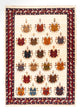 Gabbeh Persisch Teppich 140x105cm - Perserteppich Wollteppich