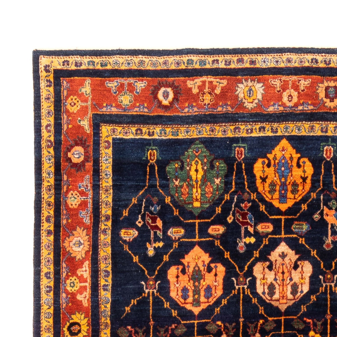 Gabbeh Persisch Teppich 257x185cm - Perserteppich Wollteppich