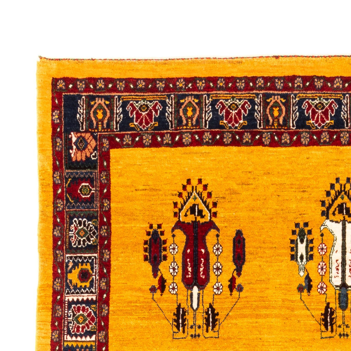 Gabbeh Persisch Teppich 230x150cm - Perserteppich Wollteppich