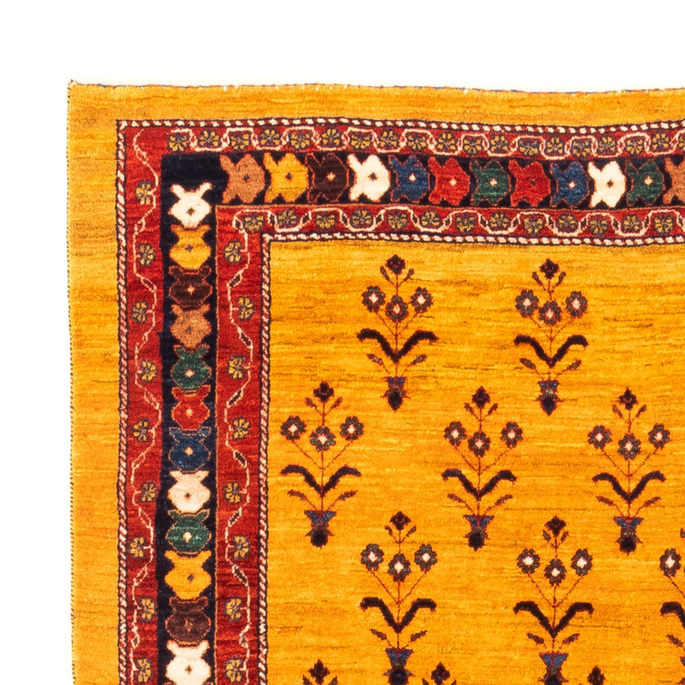 Gabbeh Persisch Teppich 198x149cm - Perserteppich Wollteppich