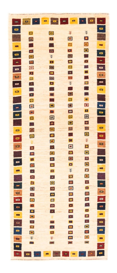 Gabbeh Persisch Teppich 81x195cm - Perserteppich Wollteppich