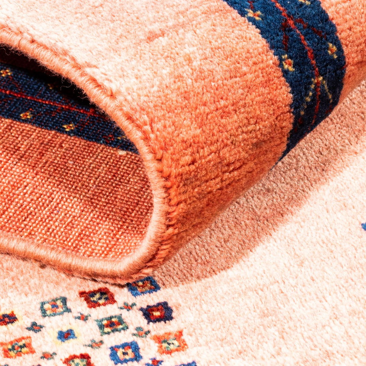 Gabbeh Teppich - Perser - 171 x 76 cm - lachs