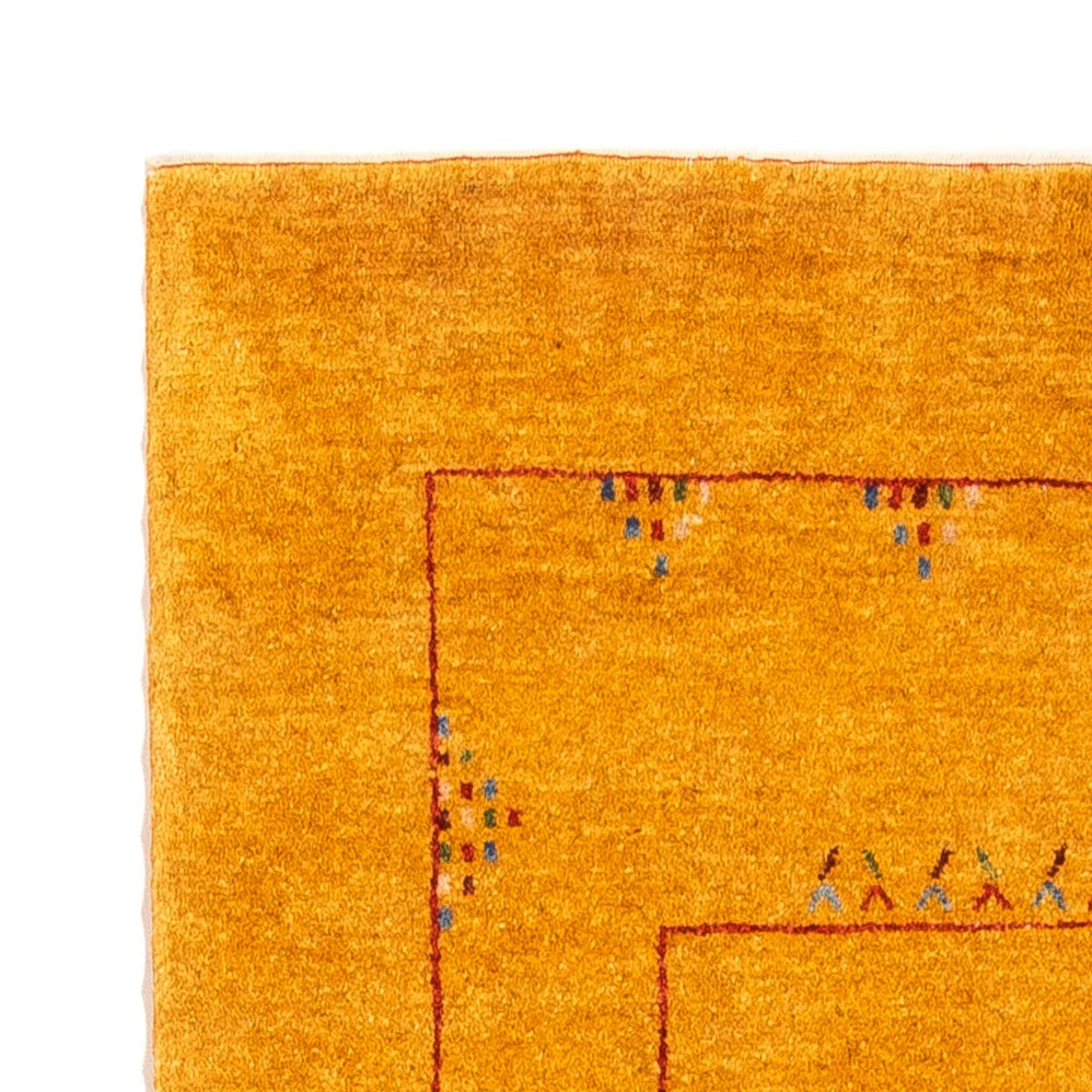 Gabbeh Persisch Teppich 84x204cm - Perserteppich Wollteppich