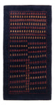 Gabbeh Persisch Teppich 144x78cm - Perserteppich Wollteppich