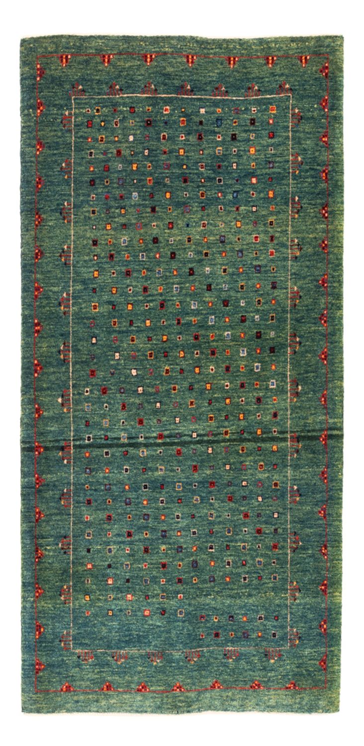 Gabbeh Teppich - Perser - 163 x 84 cm - grün