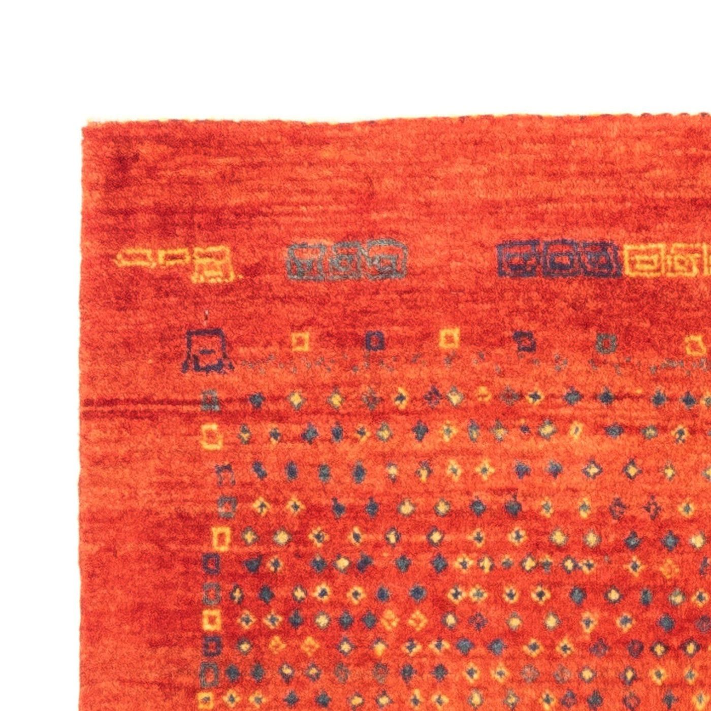Gabbeh Persisch Teppich 128x80cm - Perserteppich Wollteppich
