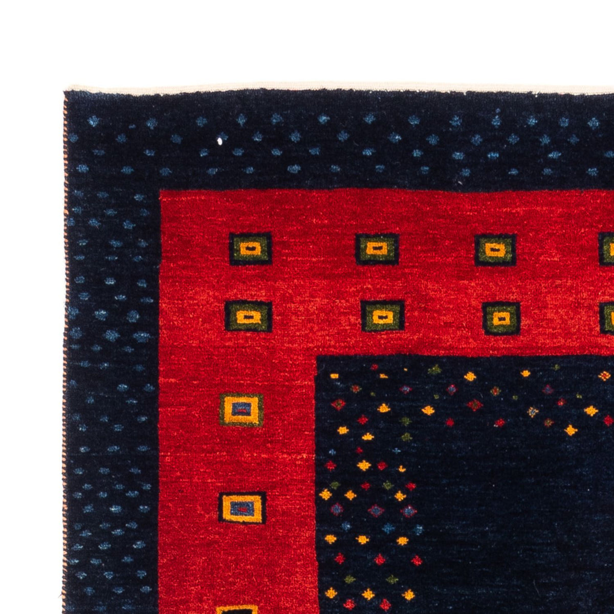 Gabbeh Persisch Teppich 123x176cm - Perserteppich Wollteppich