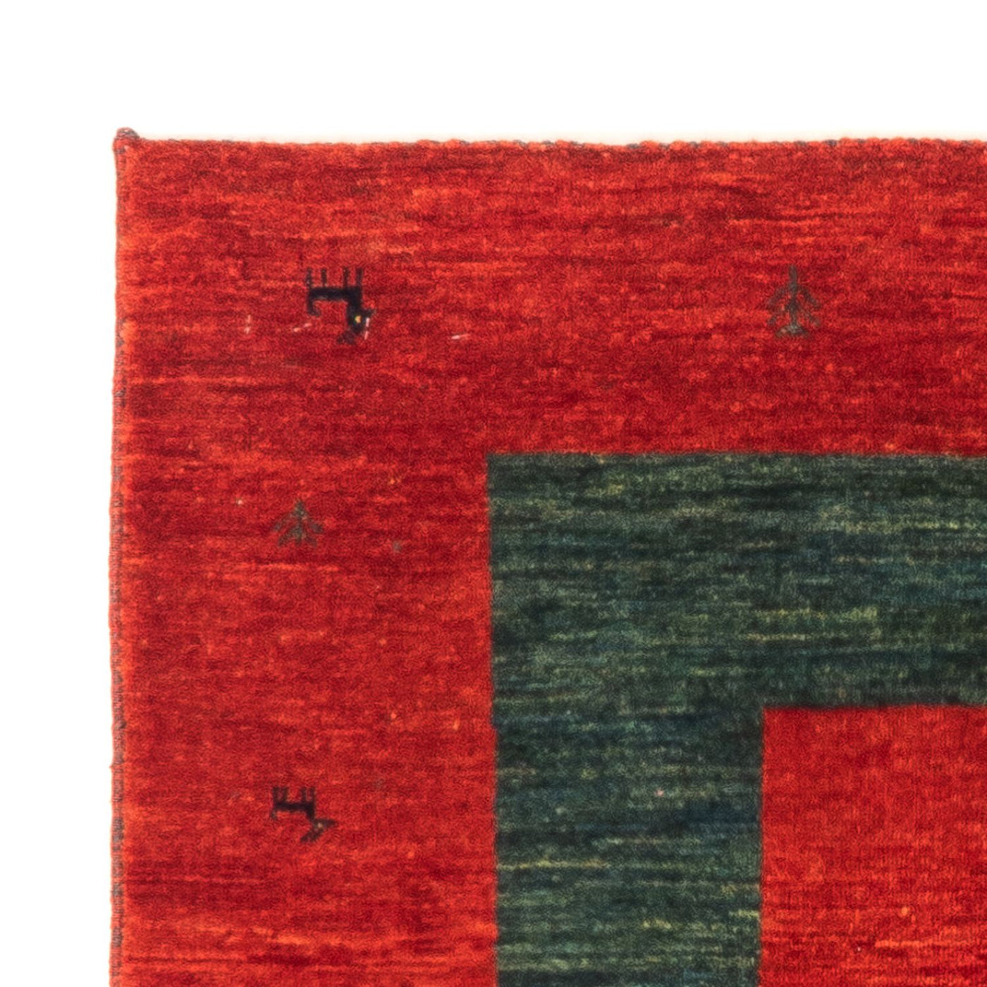 Gabbeh Persisch Teppich 122x78cm - Perserteppich Wollteppich