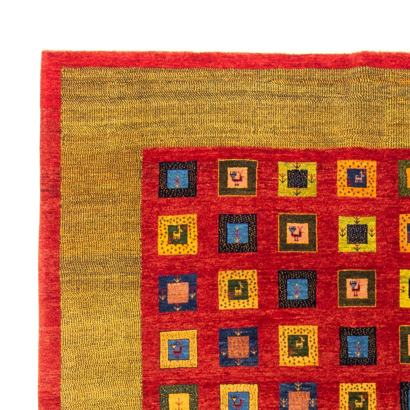 Gabbeh Persisch Teppich 242x186cm - Perserteppich Wollteppich