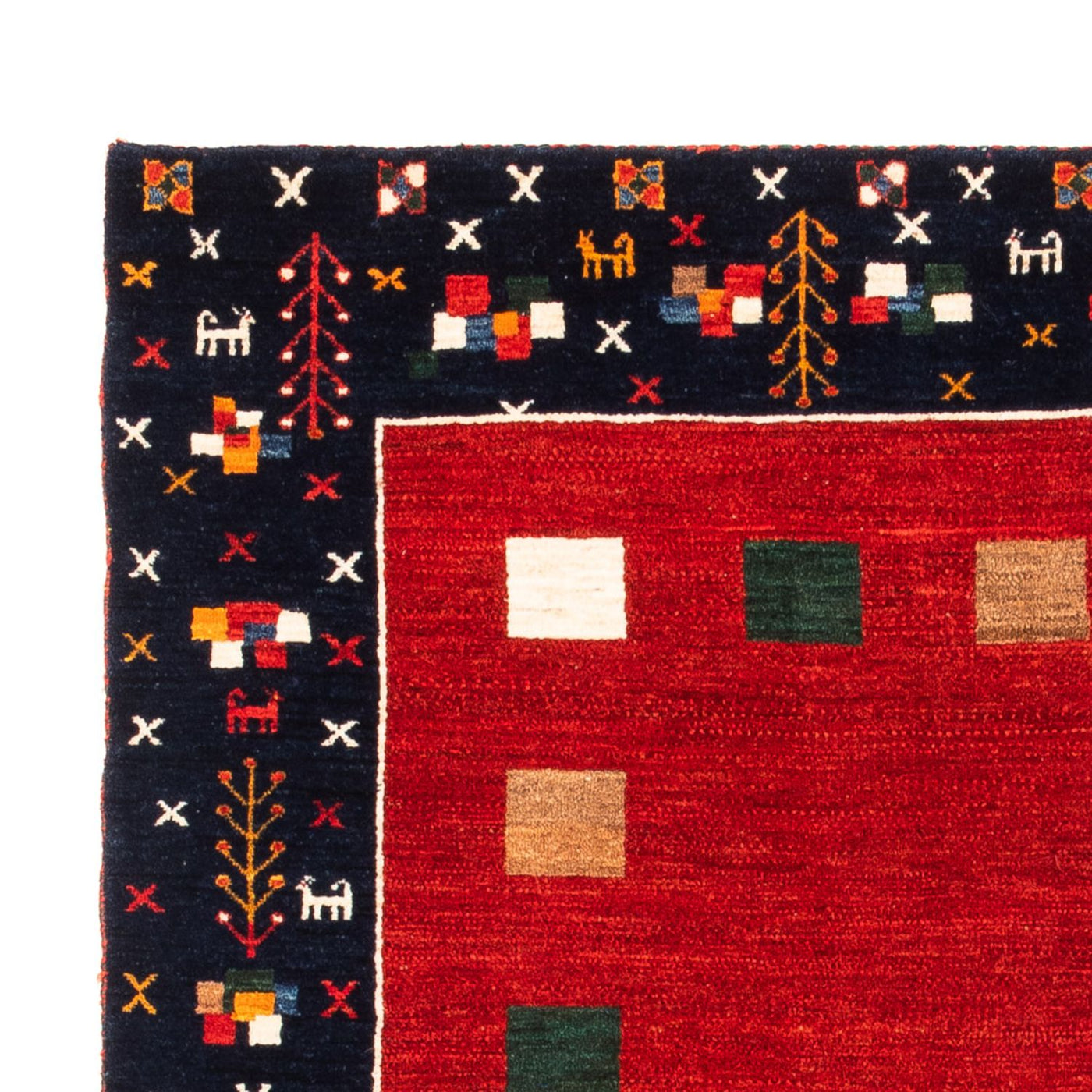 Gabbeh Persisch Teppich 172x126cm - Perserteppich Wollteppich