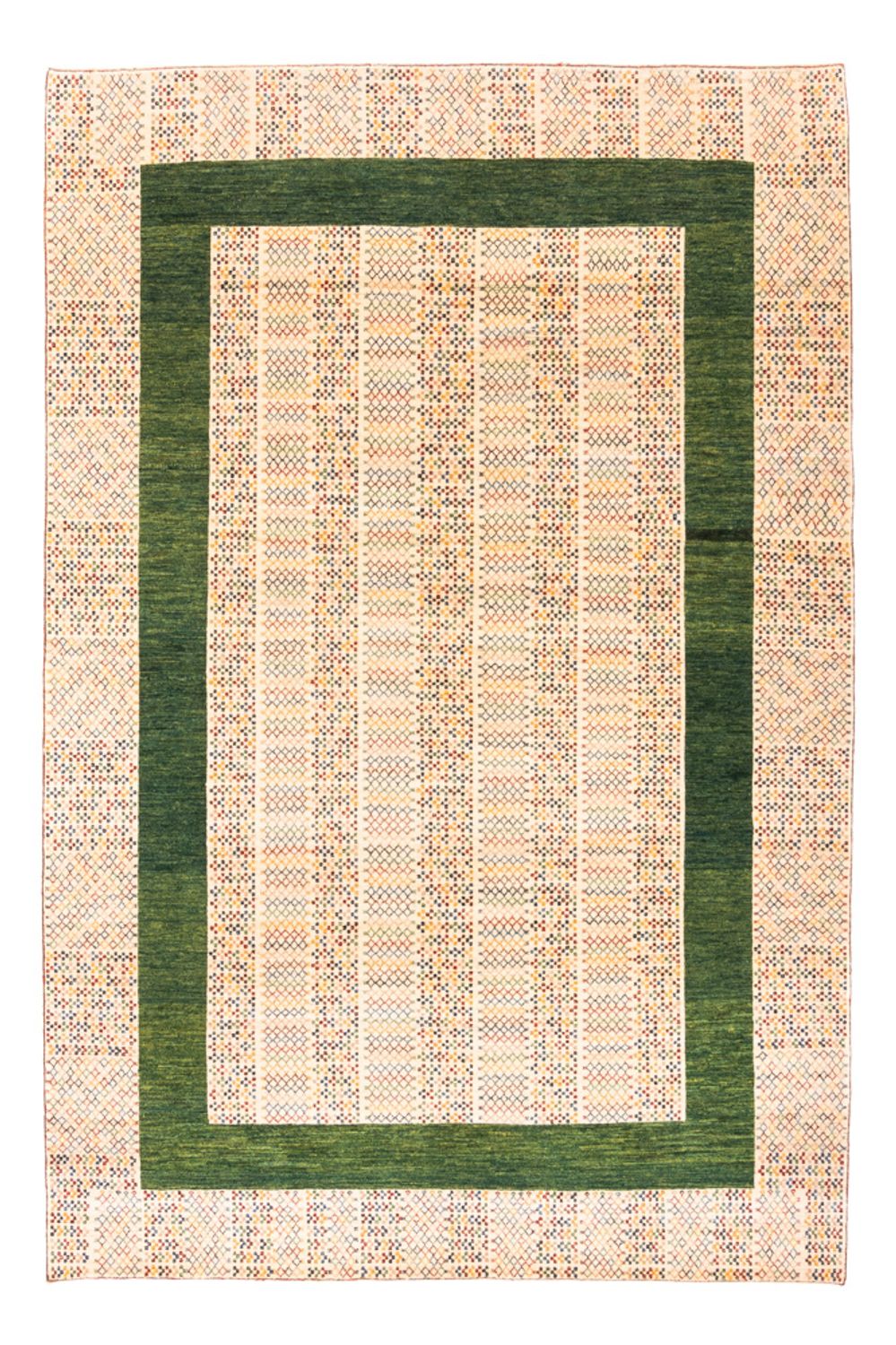 Gabbeh Teppich - Perser - 262 x 178 cm - creme