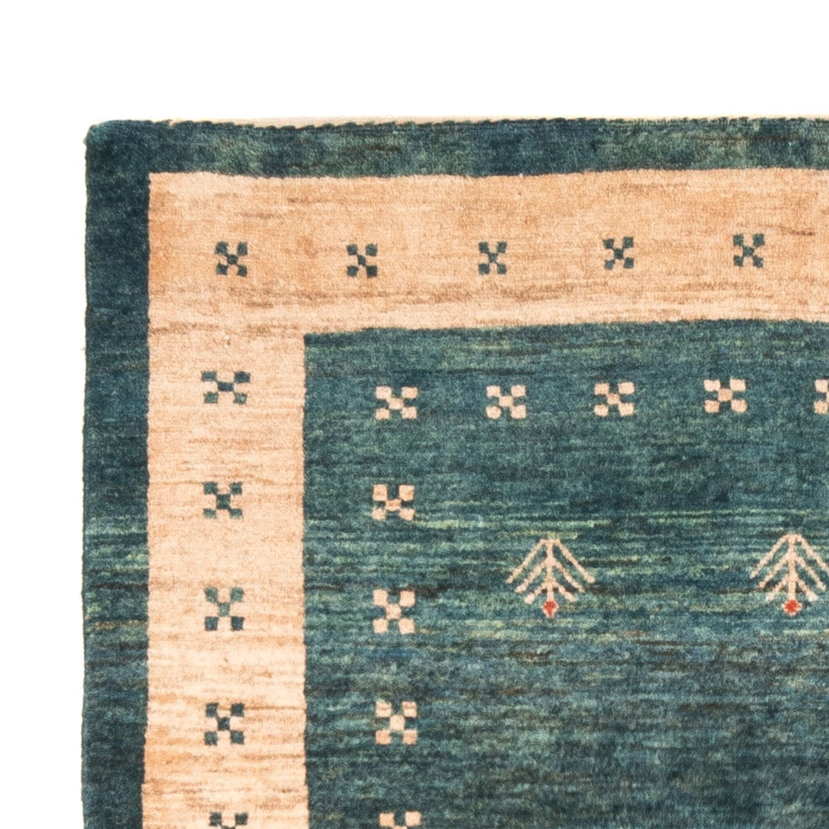 Gabbeh Persisch Teppich 102x146cm - Perserteppich Wollteppich
