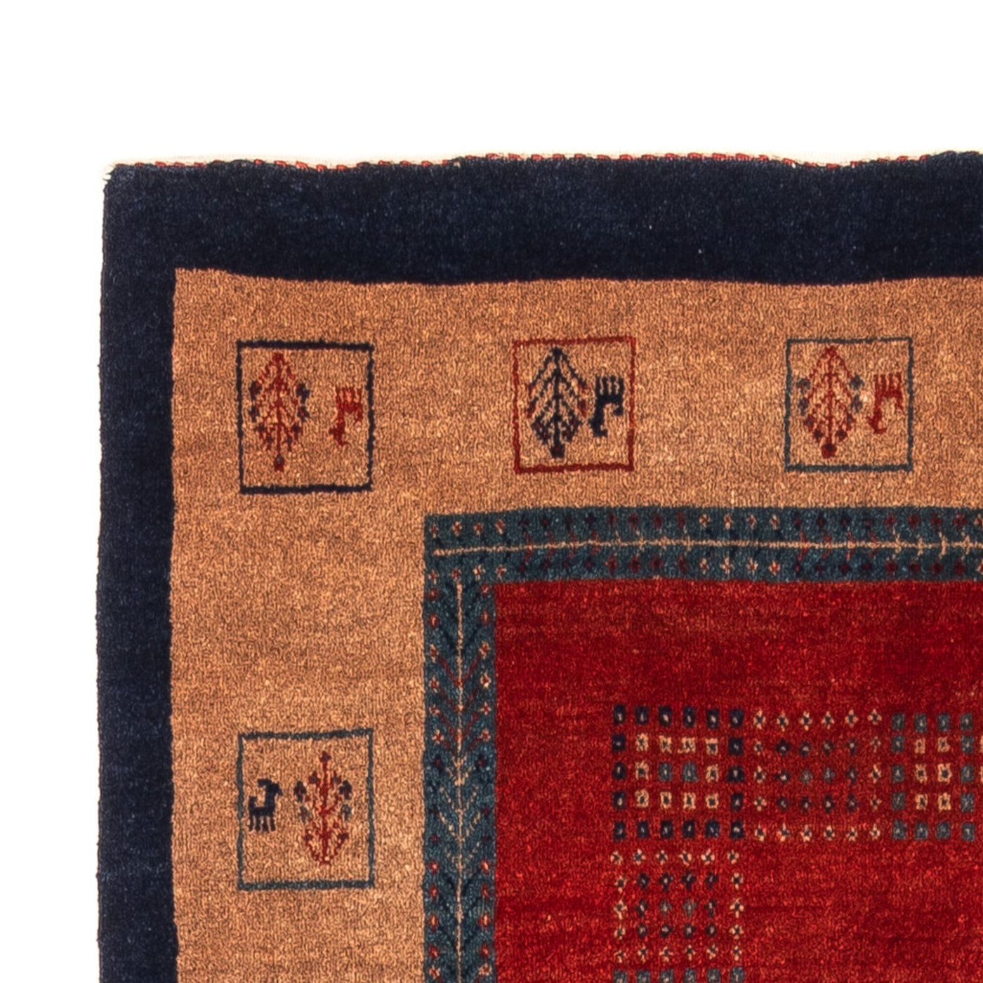 Gabbeh Persisch Teppich 158x109cm - Perserteppich Wollteppich