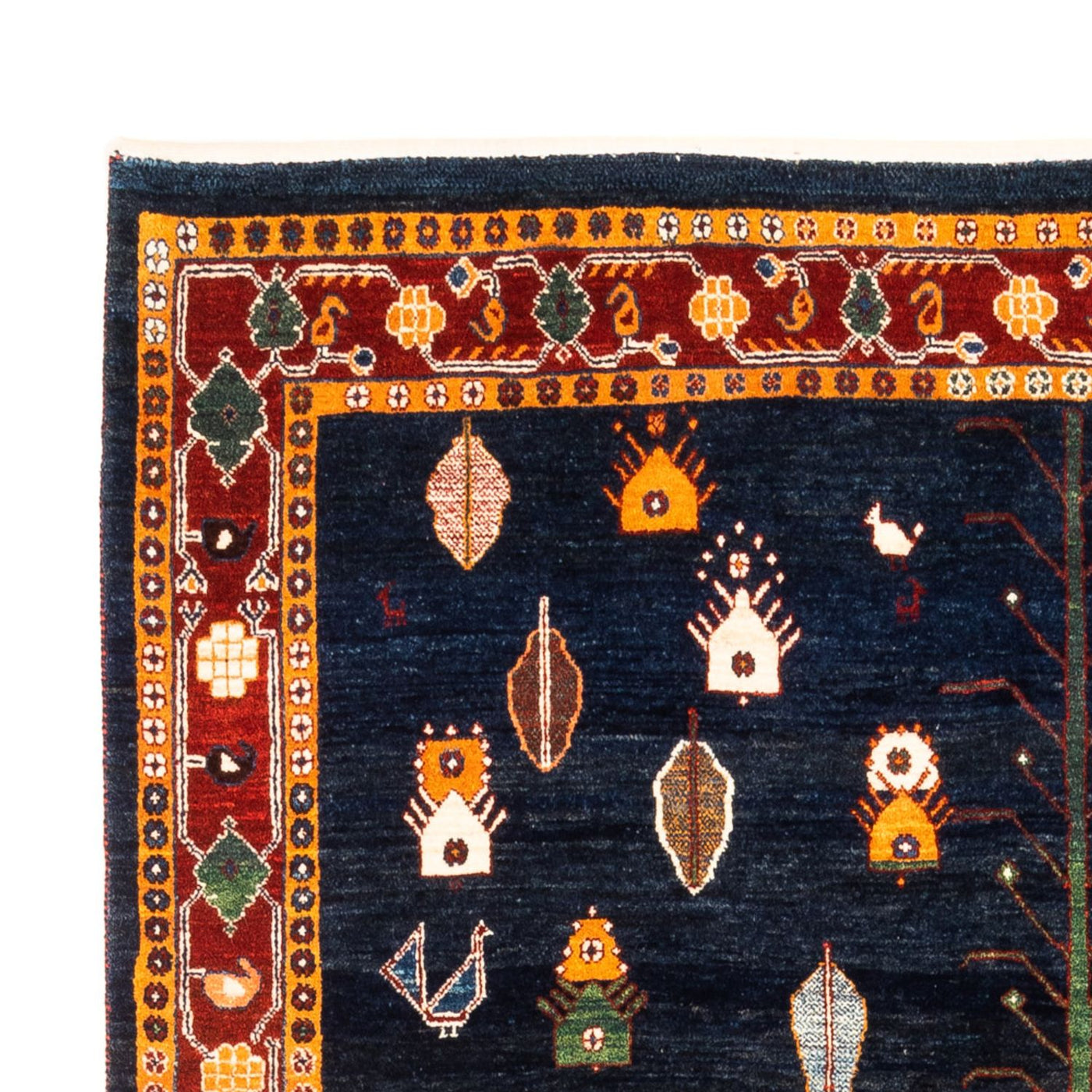 Gabbeh Persisch Teppich 235x150cm - Perserteppich Wollteppich