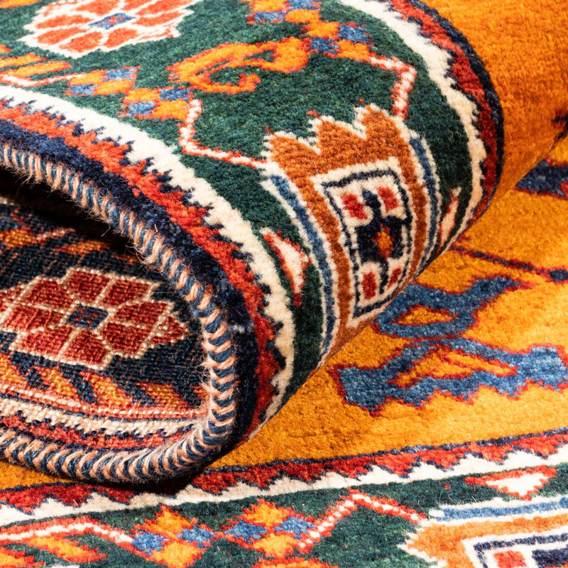 Gabbeh Teppich - Perser - 150 x 106 cm - gold