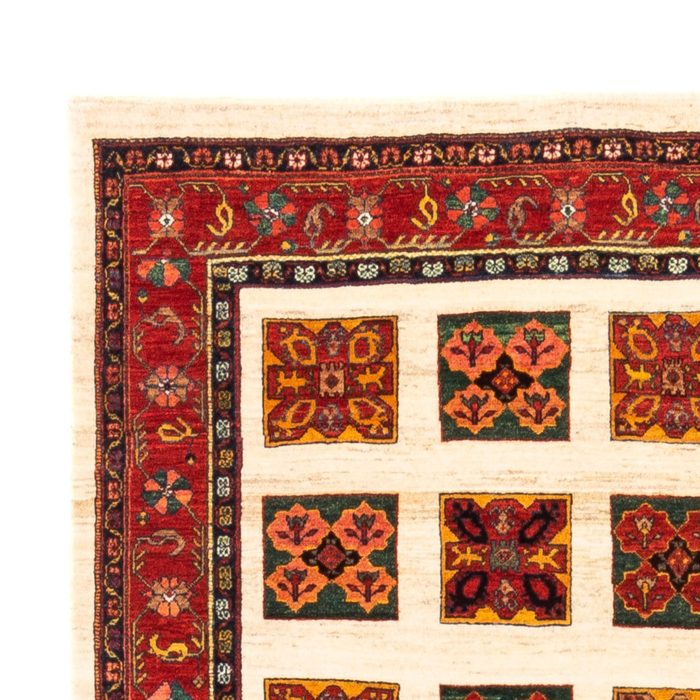 Gabbeh Persisch Teppich 204x157cm - Perserteppich Wollteppich