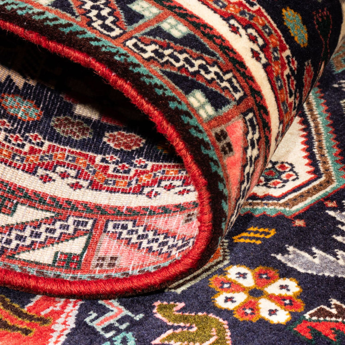 Läufer Perser - Nomadic - 262 x 83 cm - dunkelblau