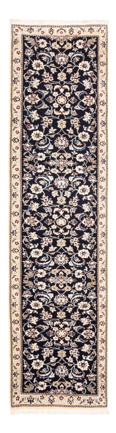 Nain Teppich 72x281cm - Perserteppich - dunkelblau