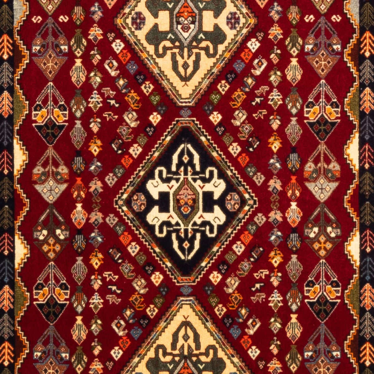 Läufer Perser - Nomadic - 308 x 82 cm - rot