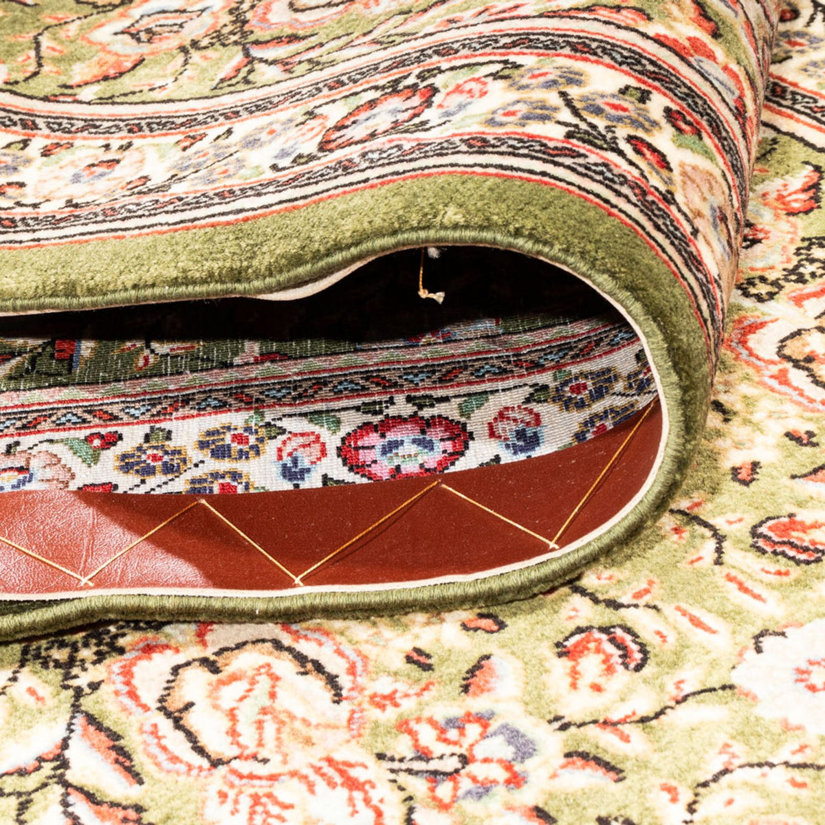 Läufer Perser - Ghom - 295 x 80 cm - grün