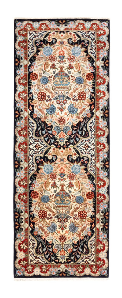Kaschmar Teppich 90x245cm - Perserteppich - dunkelblau