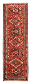 Qaraja Teppich 68x198cm - Perserteppich - Läufer / Rot / 68 x 198 cm Läufer