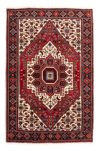Perserteppich - Nomadic - 156 x 107 cm - rot