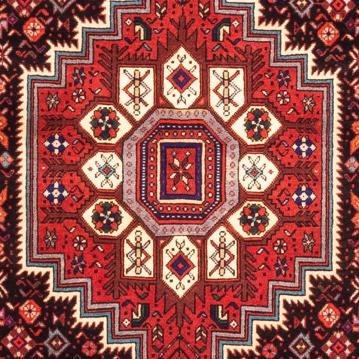 Perserteppich - Nomadic - 152 x 100 cm - rot
