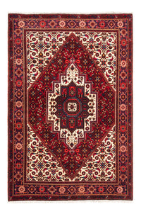 Perserteppich - Nomadic - 146 x 102 cm - rot