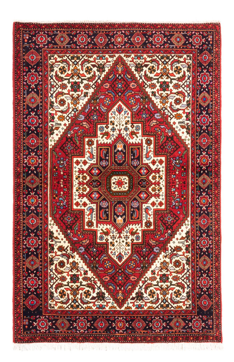 Perserteppich - Nomadic - 150 x 97 cm - rot
