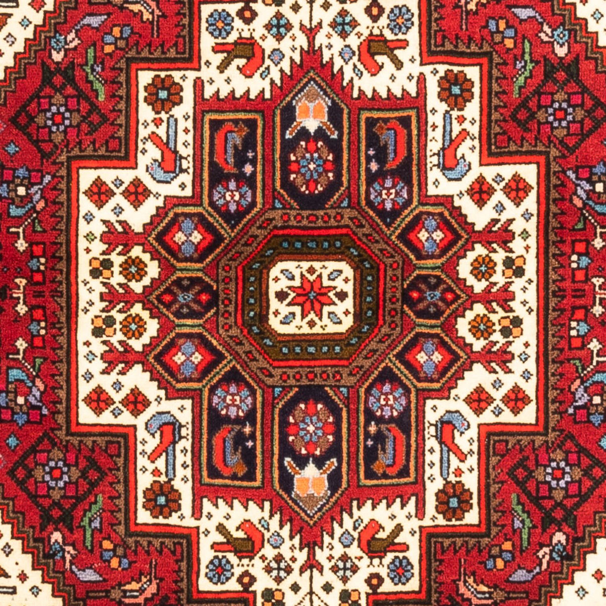 Perserteppich - Nomadic - 150 x 97 cm - rot