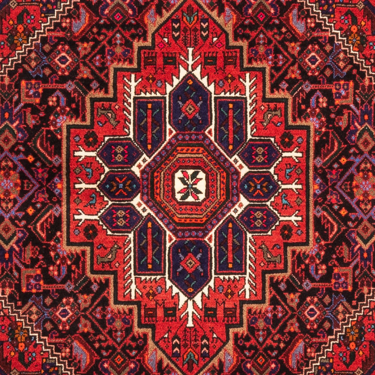 Perserteppich - Nomadic - 148 x 102 cm - rot