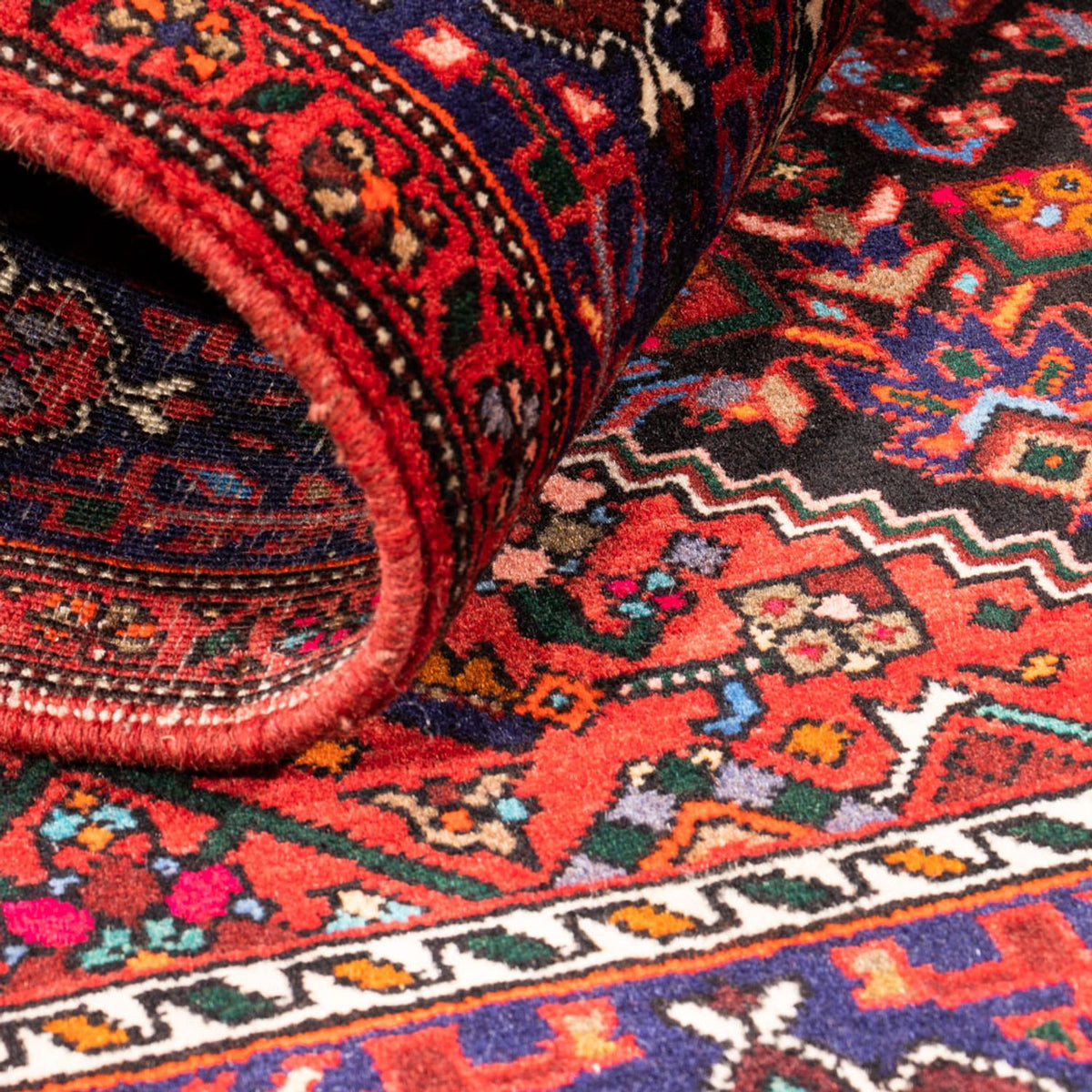 Perserteppich - Nomadic - 148 x 102 cm - rot